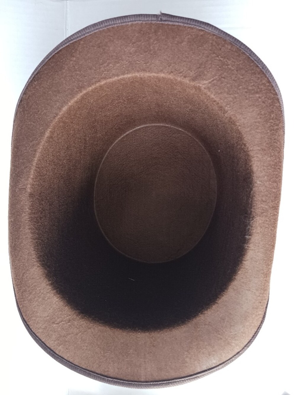 Brown Felt Coachmans Top Hat Costume Accessory Small Top NWOT - Picture 8 of 12